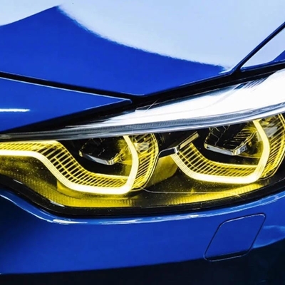 Andere Farben Zitronengelb Engel Augen DRL LED Scheinwerfer für BMW F80 M3 F32 F82 M4 F36