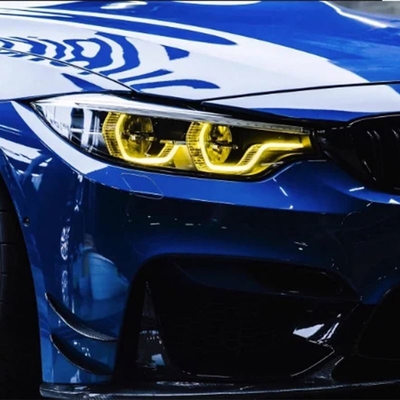 Andere Farben Zitronengelb Engel Augen DRL LED Scheinwerfer für BMW F80 M3 F32 F82 M4 F36