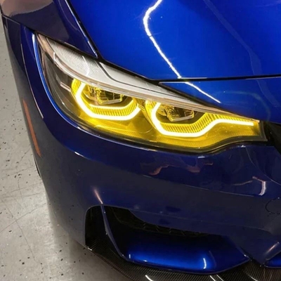 Andere Farben Zitronengelb Engel Augen DRL LED Scheinwerfer für BMW F80 M3 F32 F82 M4 F36