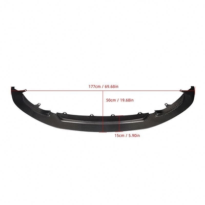 100% getestet GT4 Stil Trockene Kohlenstoff Front Stoßfänger Lippe für BMW F80 M3 F82 F83 M4 CS GTS