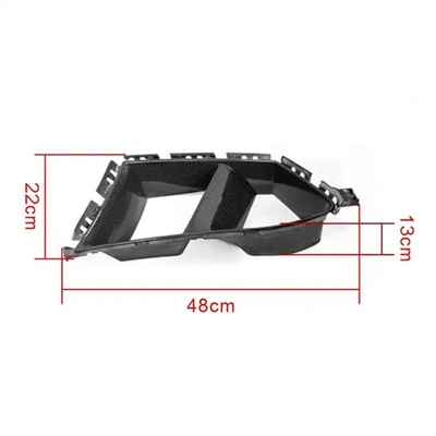 Ersetzen/Reparatur MP-Stil Vor-Preg Trockene Kohlenstofffaser Front Stoßfängerventilatoren für BMW 3er G80 M3 G82 M4