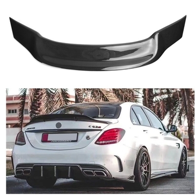 100% getestet Kohlenstofffaser Rückenspoiler für Mercedes Benz C-Klasse W205 Limousine 2015-2019