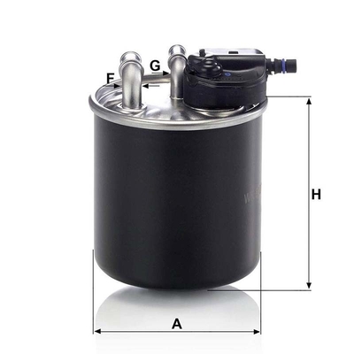 Ersetzen/Reparieren Sie einen ausgezeichneten Dieselbrennstofffilter OEM WK820/15 für Mercedes Benz Auto Motor