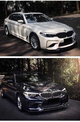 Referenznummer LM-10117 geeigneter modifizierter Vorderstoßfänger GTS für den BMW 5er G30 G38