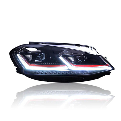Erleben Sie die neuesten LED Typ 7.5 Style Sequential Scheinwerfer für VW Golf Mk7 2013-2020