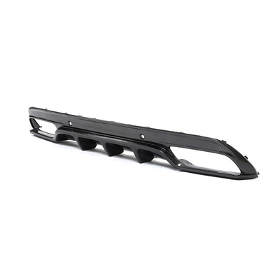Echte Kohlenstofffaser Rückstoßstange Diffusor Lippe Für Mercedes Benz W205 C250 Sport C43 C63 AMG 2015 2019