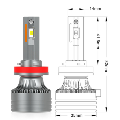 Wasserdichte IP65-LED-Scheinwerfer für Universalfahrzeuge H1 H4 H19 H7 H18 H8 H11 9005 9006 9012