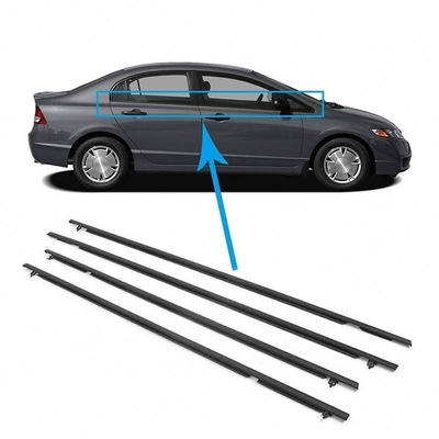 Großes Lager Gummi-Auto-Tür Wetterstreifen für Honda Civic 72950-Sna-A01 72910-Sna-A01