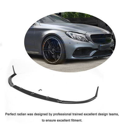 Vordere Stoßstange aus Kohlenstofffaser Vordere Lippe für Mercedes Benz C63 AMG 2-Türer 2015-2019 100% getestet