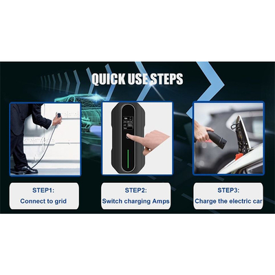 Elektroauto-Ladestation für Batterien Portable EV-Ladegerät Modus 2 IEC 62196 Fast AC 8A-16A