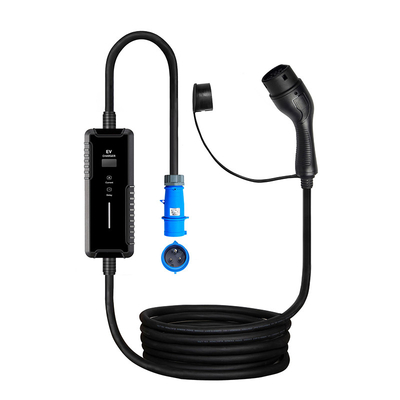 CCS-Schnittstelle Standard-Portable Smart 16A Typ 2 Elektroauto-Ladegerät für europäische Haushalte