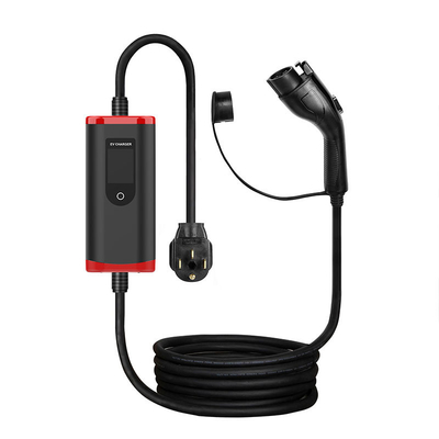 Portable IP65 8A-32A Verstellbares Ladesystem für Elektrofahrzeuge Typ 1 mit 2000V Standing Voltage
