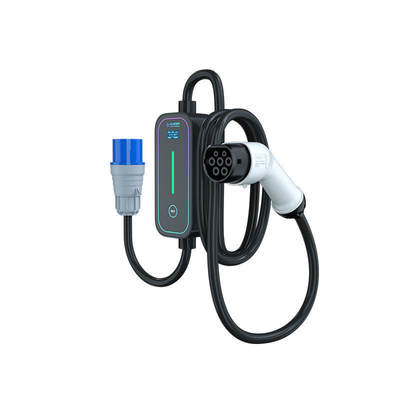 7kW tragbares EV-Ladegerät für das Laden an Bord bei Umgebungstemperaturen von -30 °C bis 50 °C