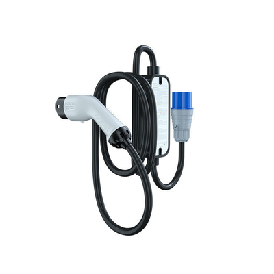 7kW tragbares EV-Ladegerät für das Laden an Bord bei Umgebungstemperaturen von -30 °C bis 50 °C