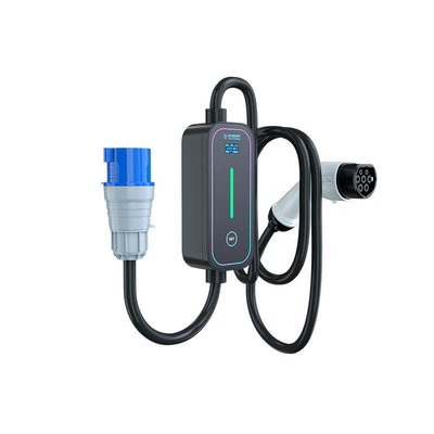 7kW tragbares EV-Ladegerät für das Laden an Bord bei Umgebungstemperaturen von -30 °C bis 50 °C