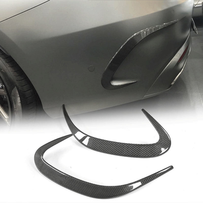 Kohlenstofffaser Hinterstoßfänger Kanaden Splitter Lüftungen für Mercedes Benz C217 S500 S63 S65 AMG