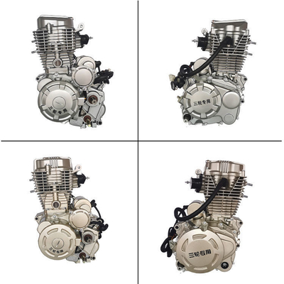 Motorradmotor mit Dreiradmotor mit CDI-Zündung und Gusseisenmaterial