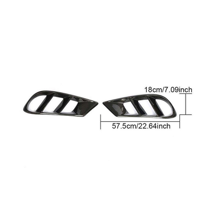 100% geprüfte Kohlenstofffaser Vorderbumperventilationsabdeckung für CLS W218 Sport 2014-2017