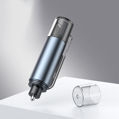 Aluminiumlegierung Auto Notfallsicherheitshammer mit Fensterglasbrecher und Sicherheitsgurt-Schneider