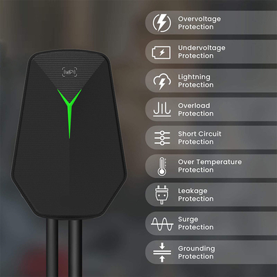 Wallbox Typ 2 EV Wandladegerät 32A 400V Wechselstrom Ladestation Ladepunkt 7KW Parkhaus