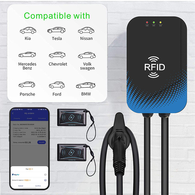 3.5-Zoll-LCD-Display-Ladestation mit App-Unterstützung und 7 kW Leistung