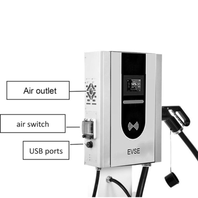 GBT-Typ Schnellladegerät für Elektrofahrzeuge Gleichstrom-Wandladegerät mit Nennstrom 0-200A Ausgangsleistung 20 kW