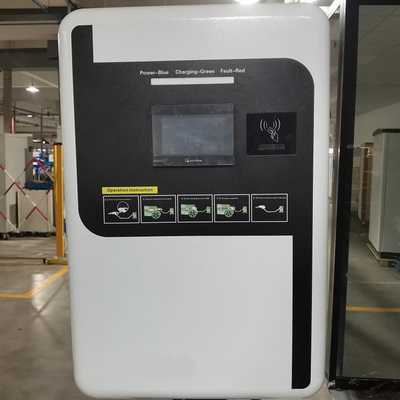 3.5-Zoll-LCD-Display 60KW EV-Wandladegerät Wallbox AC Wandmontage-Auto-Ladestation