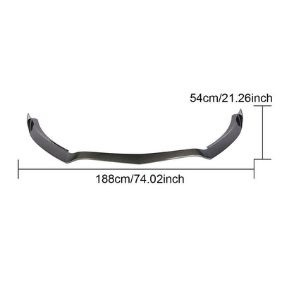 Mercedes Benz C63 AMG 2-Türer 2015-2019 kundenspezifischer Kohlenstofffaser Frontstoßfänger Splitter Lip