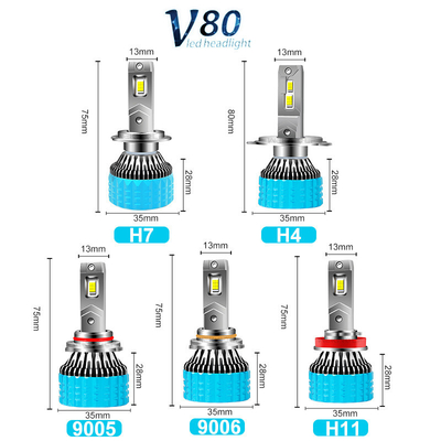 Energie- Scheinwerfer Helligkeit und Lichtfluss von 6500LM für eine verbesserte Nachtsichtbarkeit