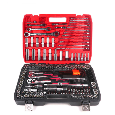 Automobilreparatur 151PCS Werkzeugbox für Autos 12pt 6pt Steckdosensatz Werkzeugkits Werkzeug für Autoreparatur