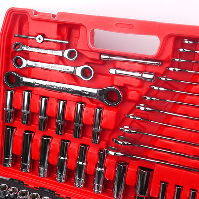 Automobilreparatur 151PCS Werkzeugbox für Autos 12pt 6pt Steckdosensatz Werkzeugkits Werkzeug für Autoreparatur