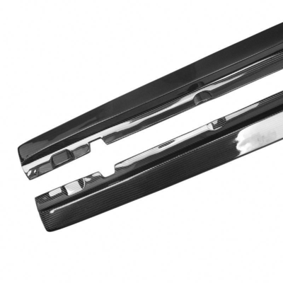 220*15*17cm Kohlefaser-Seitenröcke Erweiterung für Mercedes-Benz C-Klasse W205 C205 C200