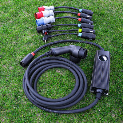 220v-480v Hochleistungs-Ladegerät für tragbare Elektroautos mit Typ-2-Anbindung