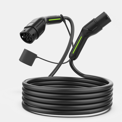 480V Wechselstrom 3-Phasen-Modus3-EV-Ladegerät 22KW Ladekabel Typ 2 mit Betriebsspannung