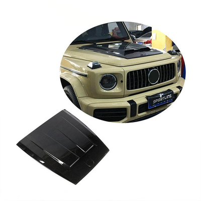 Mercedes-Benz G-Klasse G500 G550 AMG 2019 Glanz schwarze Kohlenstofffaser Motorhaube