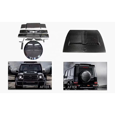 Transformieren Sie Ihren Mercedes-Benz G-Klasse W464 W463 G63 mit Trockenkohlefaser-Körper-Kit