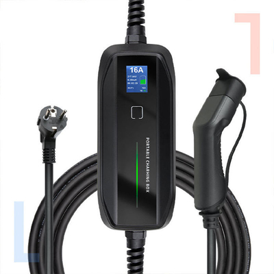 16A 3.6Kw Typ 1/Typ 2 Portable EV-Ladegerät für Elektrofahrzeuge
