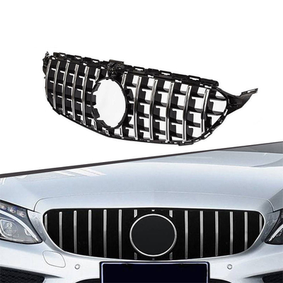 100% getestet Abs Glanz Schwarz Gt Typ Chromgitter für Mercedes Benz C-Klasse W205