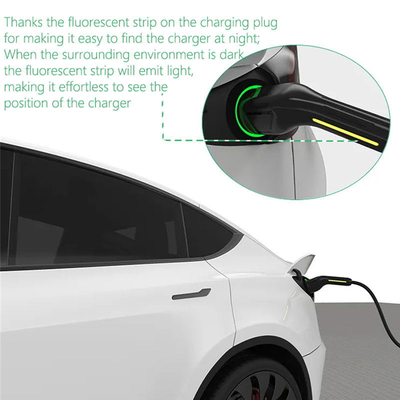 Einphasiges tragbares EV-Ladegerät mit Ausgangsstrom 6A-8A-10A-13A-16A-20A-24A-32A