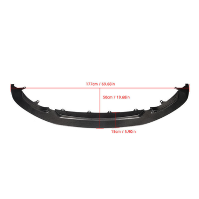 Glanz schwarz M-per GT4 Style Carbonfaser Vorderlip für BMW M4 M3 F80 F82 Stoßfänger Lip 2014