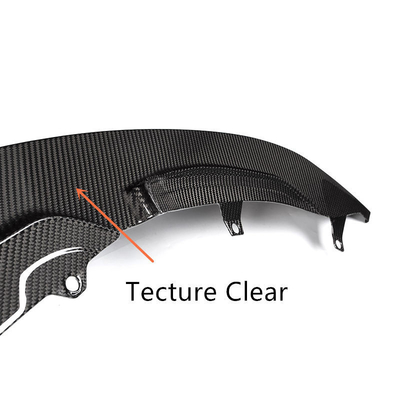 Glanz schwarz M-per GT4 Style Carbonfaser Vorderlip für BMW M4 M3 F80 F82 Stoßfänger Lip 2014