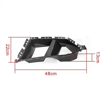 MP-Stil Trockene Kohlenstofffaser Frontbumper Nebel Lufteinlassöffnungen für BMW G80 M3 G82 G83 M4