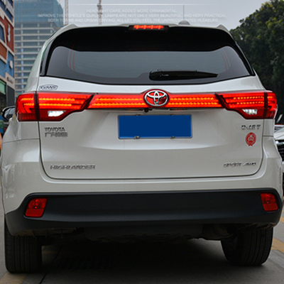 2015-2017 Anwendbares Jahr Modifizierte kontinuierliche Led-Heckleuchte für Toyota Highlander