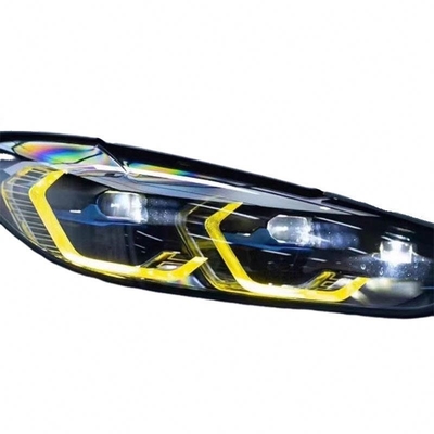 Zitronengelb DRL-LED-Modulbrett für BMW M3 G80 M4 G82 Laser Scheinwerfer