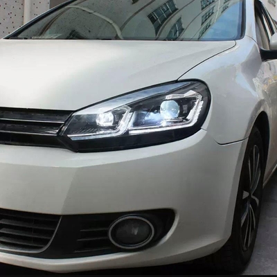 Golf 6 Scheinwerfer 2009-2012 LED Projektor Linse Dynamisches Signal Drl Automotive Zubehör