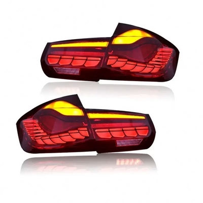 OE-Nr. / Modifizierte LED-Hinterleuchte für BMW F30 Dragon-Skala-Stil mit sequentieller Anzeige