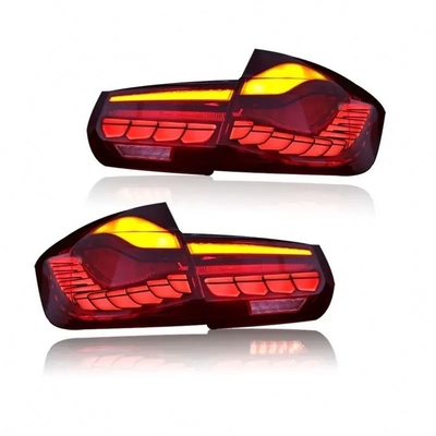 Dragon Scale Look LED Streamer Hecklicht Modifiziert für BMW 3er F30 F35 13-15