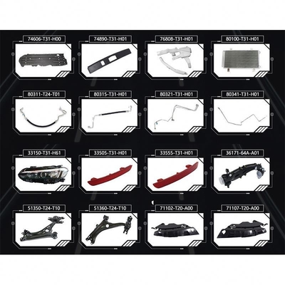 100% geprüfte Auto-Auto-Teile für Honda Civic Fe 2020 2021 2022 2023 Auto-Karosserie-Kits Auto-Stützpunkte