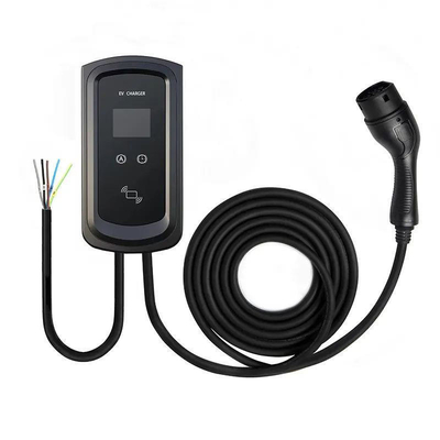 2.8'' Farbbildschirm LCD-Display 22Kw Type2 EV Wallbox Ladestation für Elektroauto