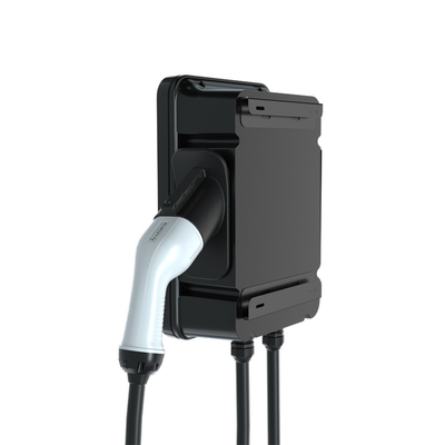 Fußboden-Ladestation 7Kw Ac Ev-Ladestation kommerzielle Schnellladestation Stapel mit doppelter Waffe